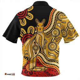 Amazing Aussie Australia Aboriginal Kangaroo Journey Hawaiian Shirt