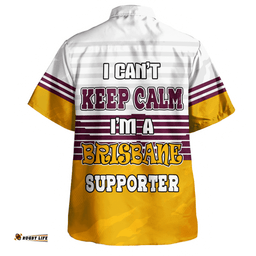 Amazing Aussie Brisbane Broncos Custom Brisbane Broncos Supporter Hawaiian Shirt