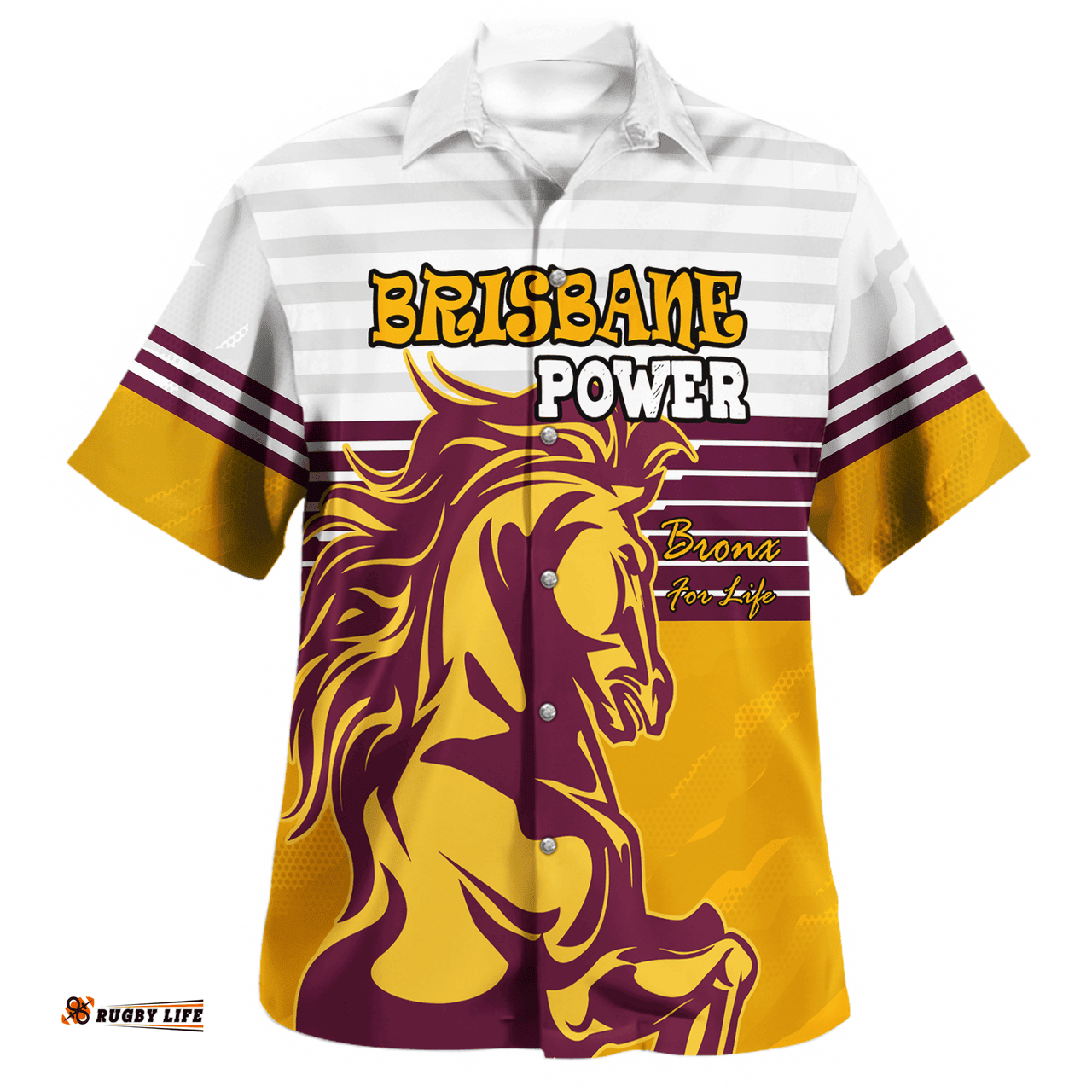 Amazing Aussie Brisbane Broncos Custom Brisbane Broncos Supporter Hawaiian Shirt