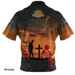 Amazing Aussie Australia Anzac Day Australia Remember Orange Hawaiian Shirt