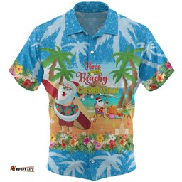 Amazing Aussie Australia Christmas Custom Have A Very Beachy Chrissie Xmas Hawaiian Shirt