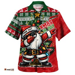 Amazing Aussie Australia Santa Dabs Down Under Xmas In July Edition Hawaiian Shirt