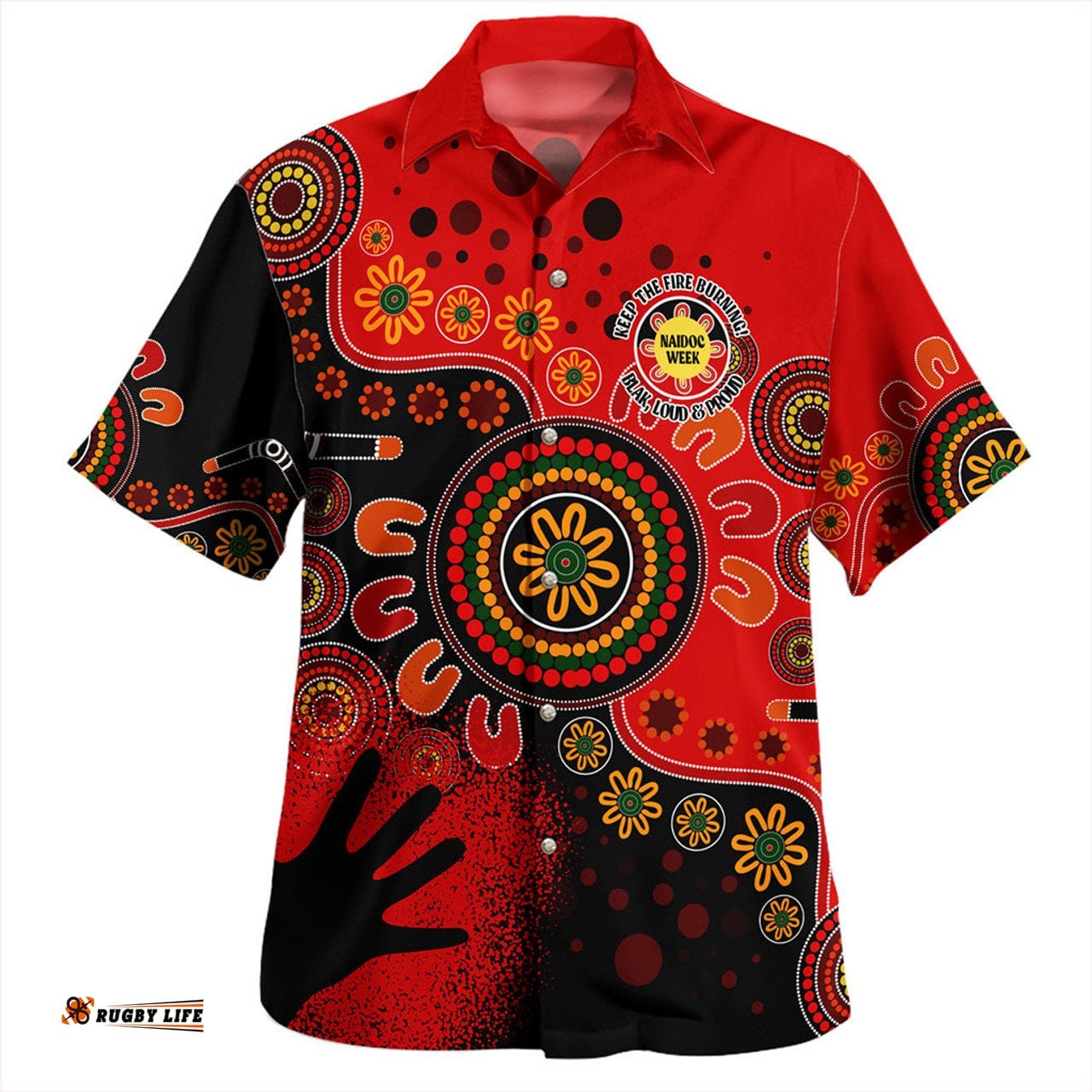 Amazing Aussie Australia Aboriginal Indigenous Naidoc Week Simple Hawaiian Shirt