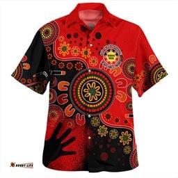 Amazing Aussie Australia Aboriginal Indigenous Naidoc Week Simple Hawaiian Shirt