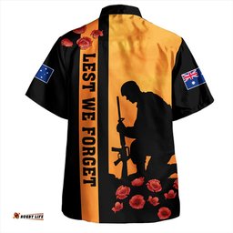 Amazing Aussie Australia Lest We Forget Sunset Simple Style Hawaiian Shirt