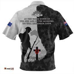 Amazing Aussie Australia Anzac Day Lest We Forget Black Grunge Style Hawaiian Shirt