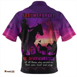 Amazing Aussie Australia Anzac Day In Honour Of All Who Served Hawaiian Shirt