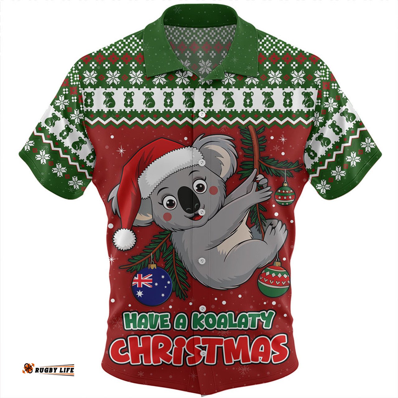 Amazing Aussie Australia Have A Koalaty Christmas Hawaiian Shirt
