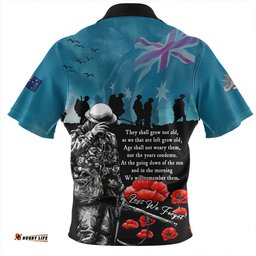 Amazing Aussie Australia Anzac Day Blue Horizon Of Sacrifice Hawaiian Shirt