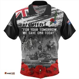 Amazing Aussie Australia We Gave Our Today Anzac Day Memorial Hawaiian Shirt