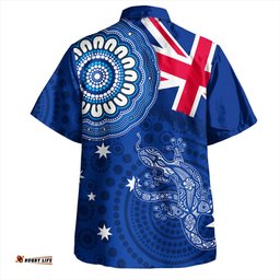 Amazing Aussie Australia Flag With Lizard Aboriginal Hawaiian Shirt