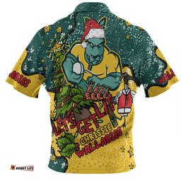 Amazing Aussie Australia Wallabies Christmas Custom Let's Get Lit Chrisse Pressie Hawaiian Shirt