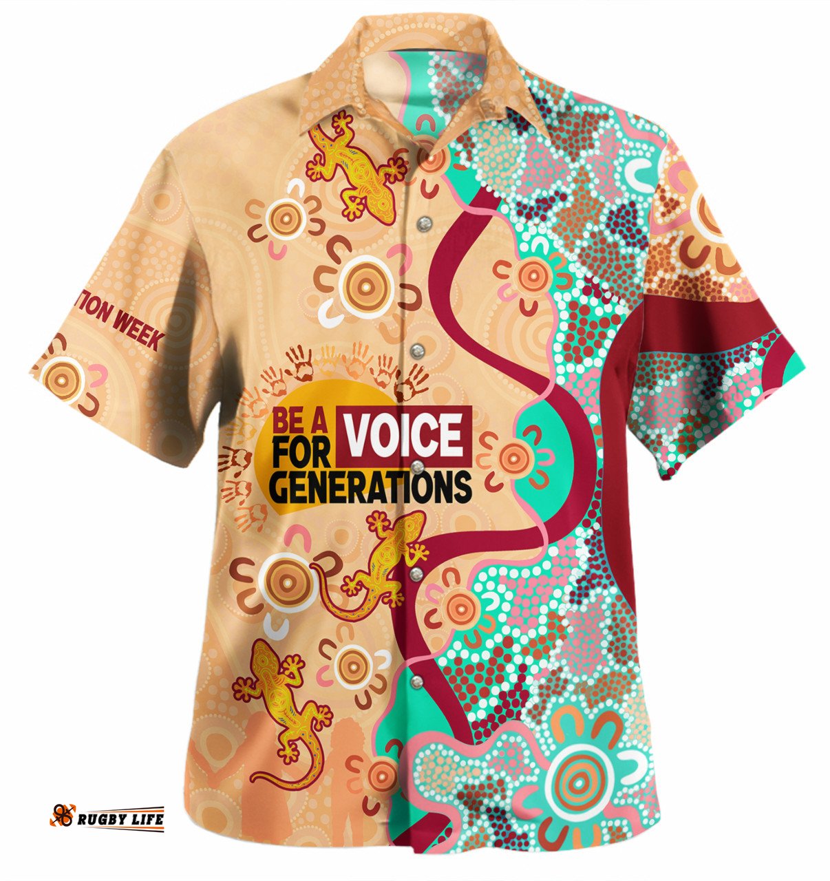 Amazing Aussie Australia National Reconciliation Week Custom Be A Voice For Generations Shirt Hawaiian Shirt