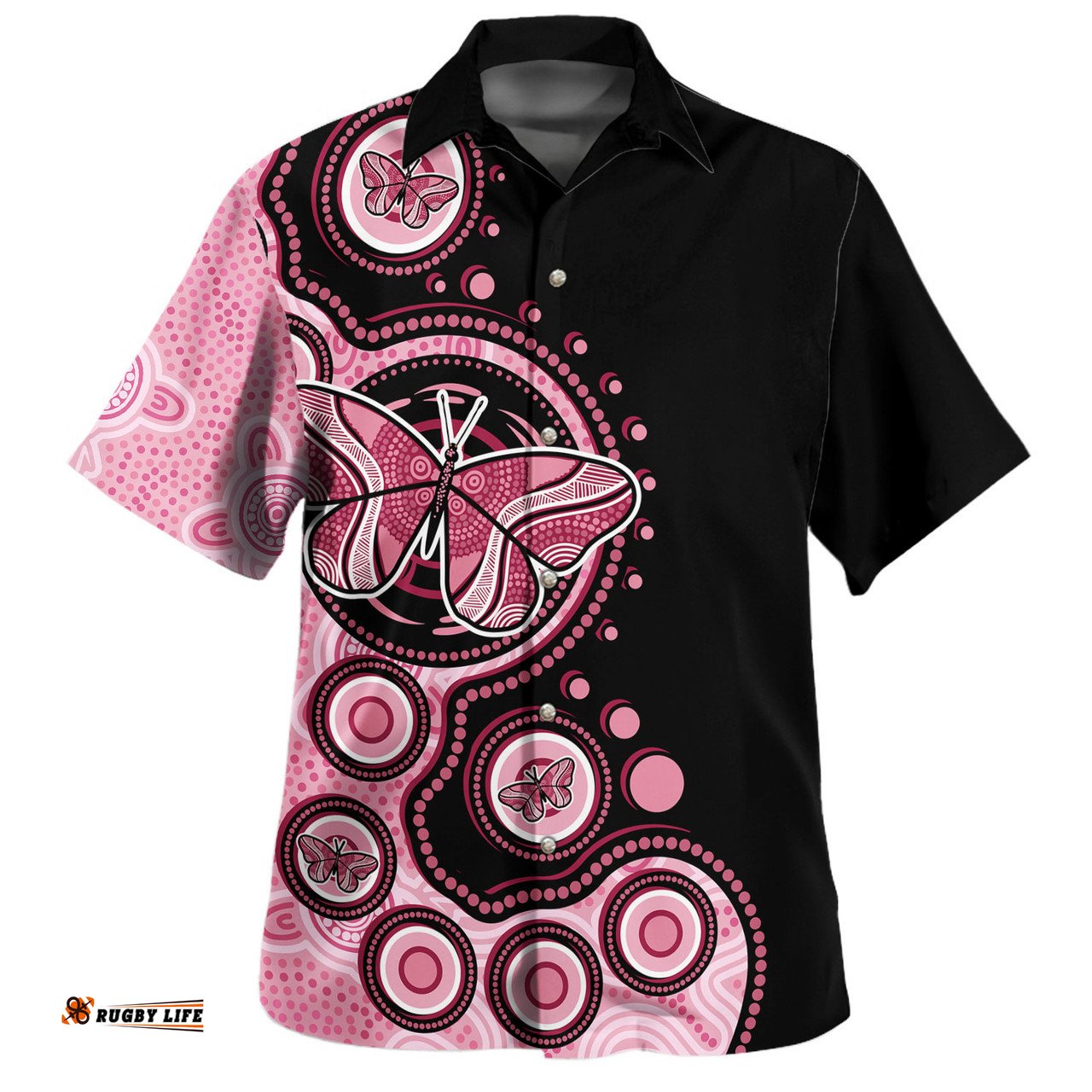 Amazing Aussie Australia Indigenous Butterfly Aboriginal Dot Arts Hawaiian Shirt