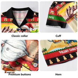 Amazing Aussie Australia Christmas Santa Beer Cheers Style Hawaiian Shirt