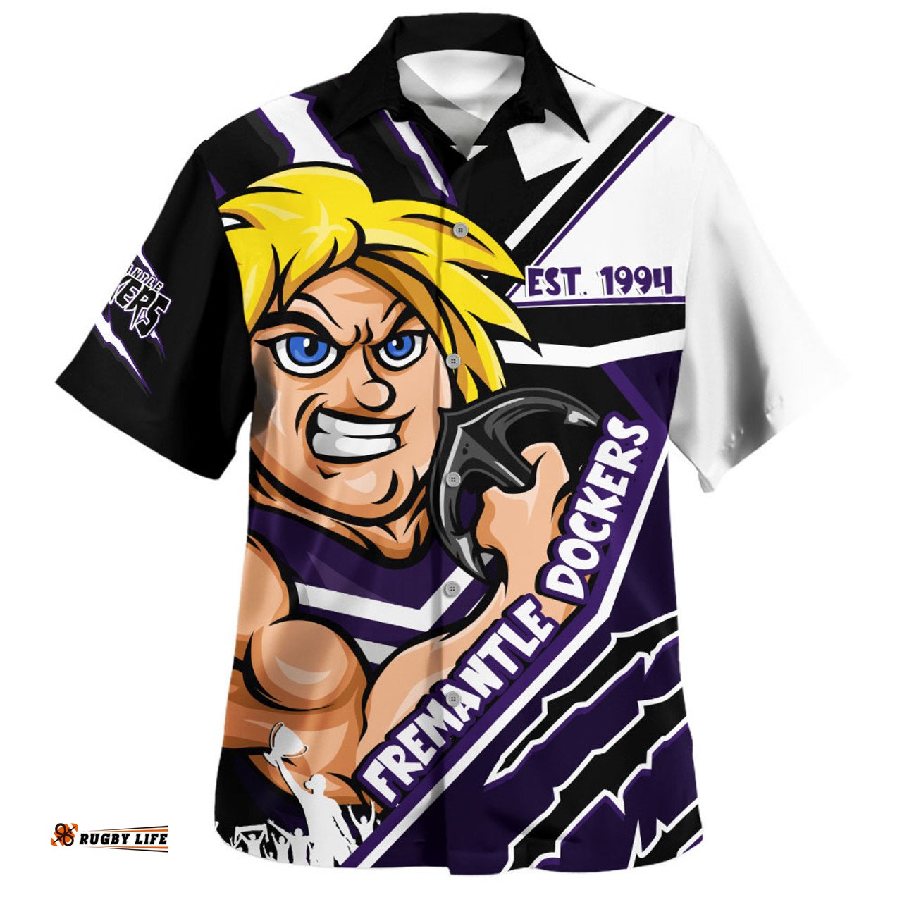 Amazing Aussie Fremantle Battlefield Glory Gear Hawaiian Shirt