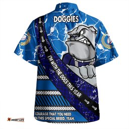 Amazing Aussie Canterbury Bankstown Bulldogs Theme Song For Rugby With Sporty Style Hawaiian Shirt