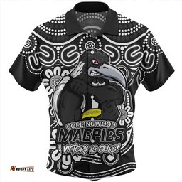 Amazing Aussie Collingwood Aboriginal Inspired Tough Fan Football For Life Hawaiian Shirt