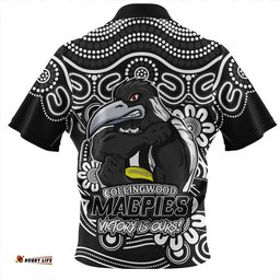 Amazing Aussie Collingwood Aboriginal Inspired Tough Fan Football For Life Hawaiian Shirt