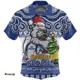 Amazing Aussie Canterbury Bankstown Bulldogs Aussie Ugly Christmas For Die Hard Fan Supporters Hawaiian Shirt