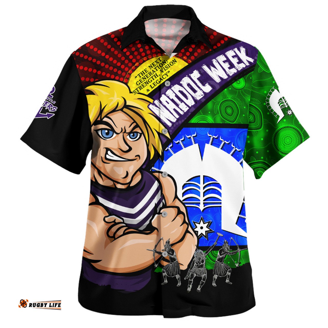 Amazing Aussie Fremantle NAIDOC Week Pride Edition Hawaiian Shirt