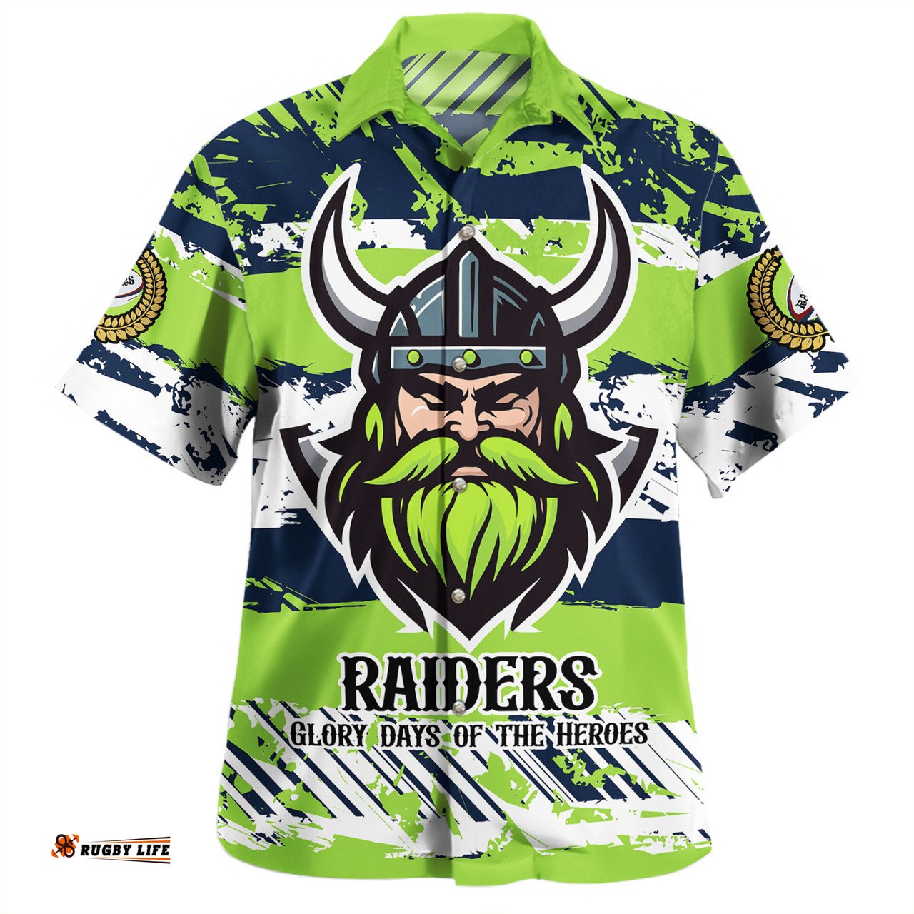 Amazing Aussie Canberra Raiders Theme Song Inspired Hawaiian Shirt
