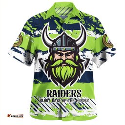 Amazing Aussie Canberra Raiders Theme Song Inspired Hawaiian Shirt