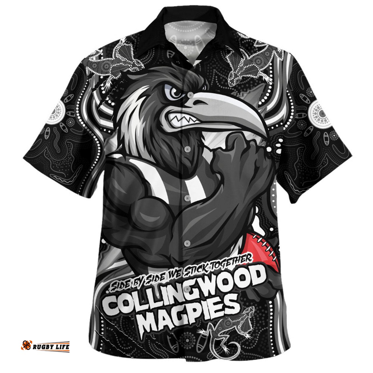 Amazing Aussie Collingwood Spirit Warriors Of The Game Hawaiian Shirt