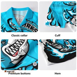 Amazing Aussie Cronulla Sutherland Sharks Premiership Series Sports Gear Hawaiian Shirt