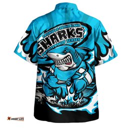 Amazing Aussie Cronulla Sutherland Sharks Premiership Series Sports Gear Hawaiian Shirt