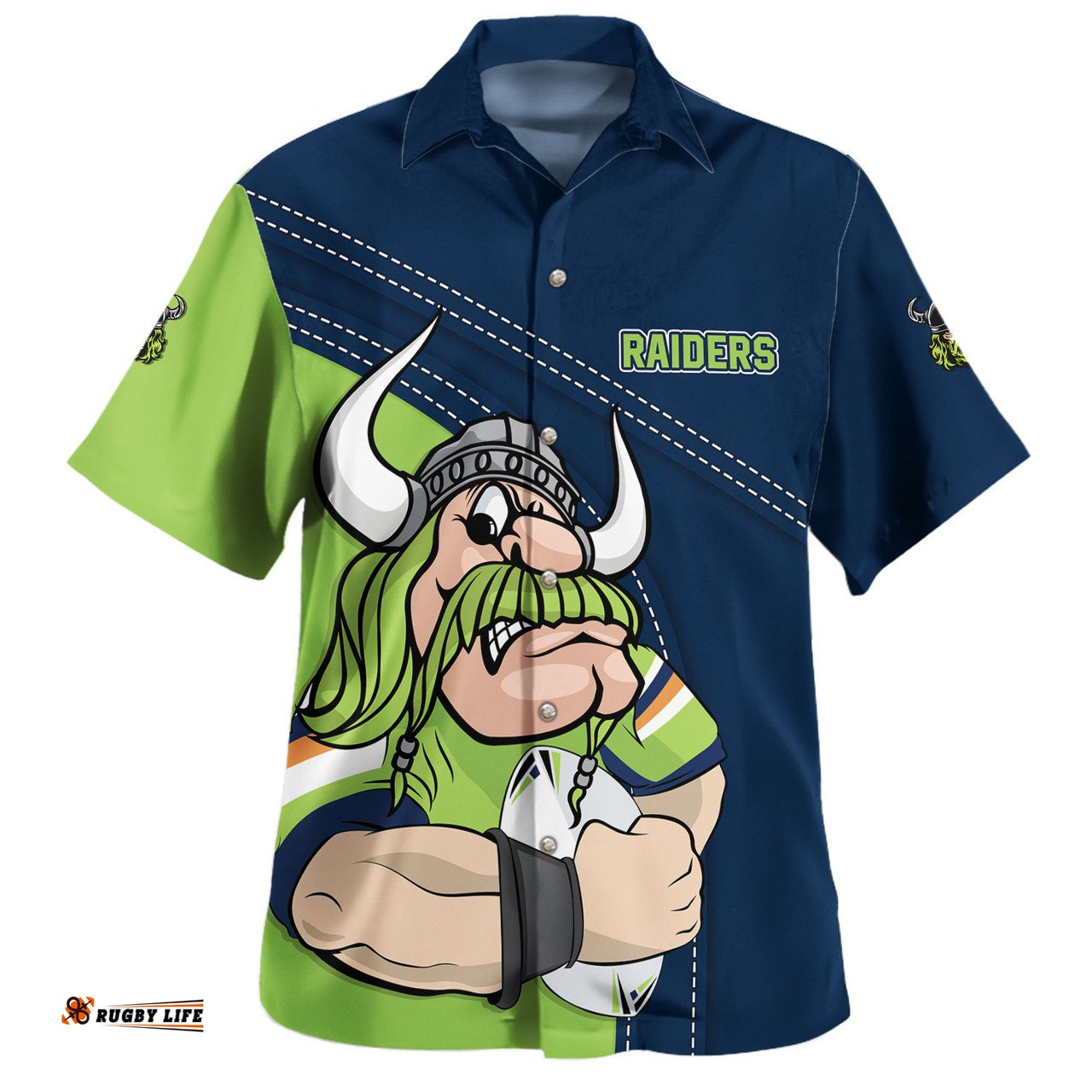 Amazing Aussie Canberra Raiders Custom Team Of Us Die Hard Fan Supporters Hawaiian Shirt