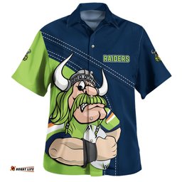 Amazing Aussie Canberra Raiders Custom Team Of Us Die Hard Fan Supporters Hawaiian Shirt
