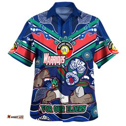 Amazing Aussie New Zealand WarriorsNaidoc Week Custom For Our Elders Home Jersey Shirt Hawaiian Shirt