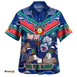 Amazing Aussie New Zealand WarriorsNaidoc Week Custom For Our Elders Home Jersey Shirt Hawaiian Shirt