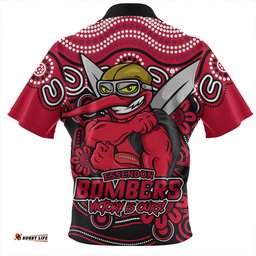 Amazing Aussie Essendon Aboriginal Inspired Tough Fan Football For Life Hawaiian Shirt