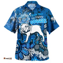 Amazing Aussie Canterbury Bankstown Bulldogs Custom Go Mighty Doggies Shirt Hawaiian Shirt
