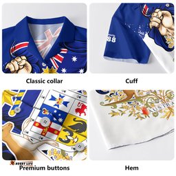 Amazing Aussie Australia Australia Power Pride And Heritage Crest Hawaiian Shirt