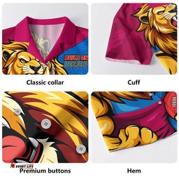 Amazing Aussie Brisbane Lions Defend The Pride Hawaiian Shirt