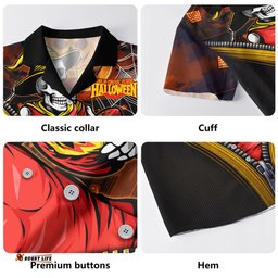 Amazing Aussie Gold Coast SUNS Halloween Night Reaper Zipper Hawaiian Shirt