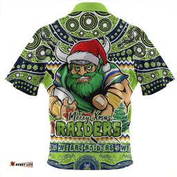 Amazing Aussie Canberra Raiders Aboriginal Xmas Special Ugly Christmas Style Hawaiian Shirt