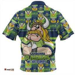 Amazing Aussie Canberra Raiders Champion��������s Pride Comic Style Hawaiian Shirt