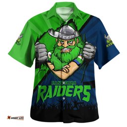 Amazing Aussie Canberra Raiders Fearless Soul Series Hawaiian Shirt