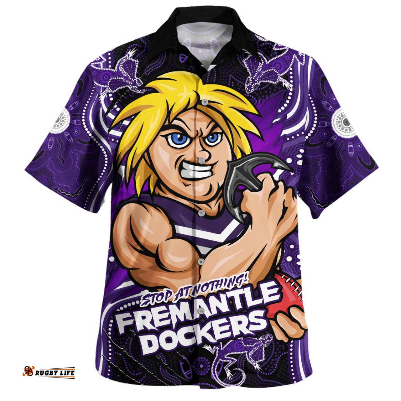 Amazing Aussie Fremantle Spirit Warriors Of The Game Hawaiian Shirt