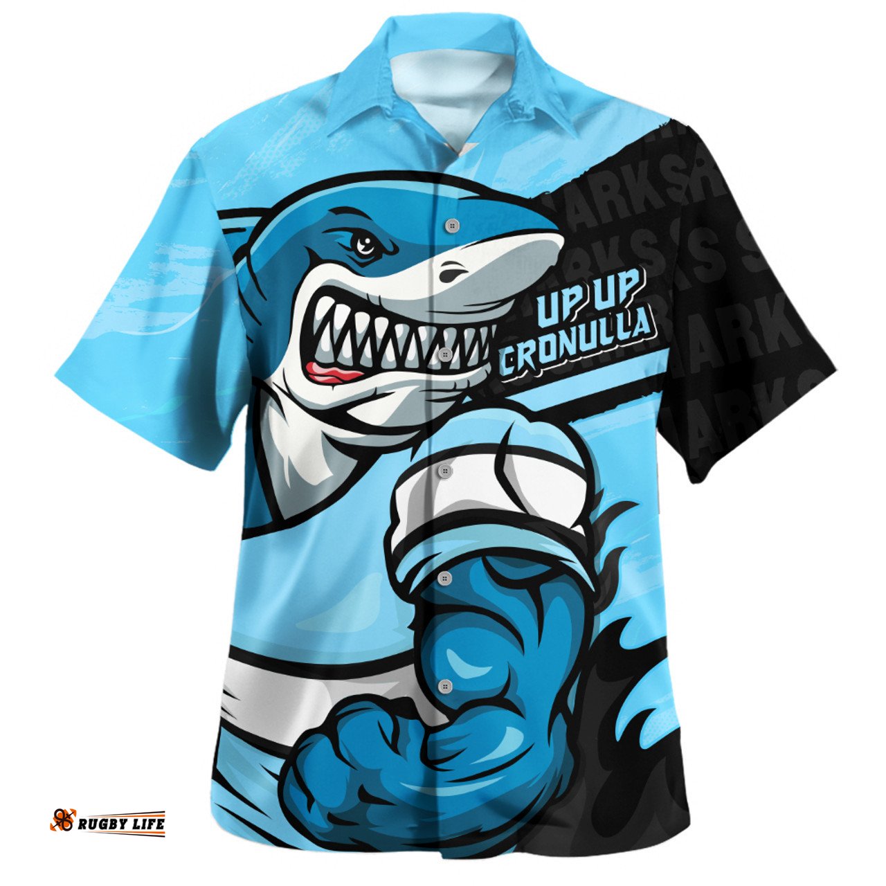 Amazing Aussie Cronulla Sutherland Sharks Defend The Pride Hawaiian Shirt