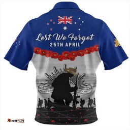 Amazing Aussie Australia Anzac Day Lest We Forget Honoring The Anzac Spirit Hawaiian Shirt