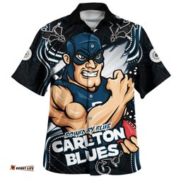 Amazing Aussie Carlton Spirit Warriors Of The Game Hawaiian Shirt