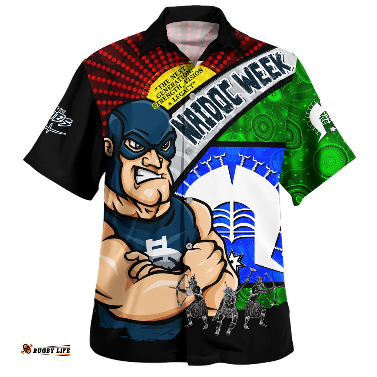 Amazing Aussie Carlton NAIDOC Week Pride Edition Hawaiian Shirt