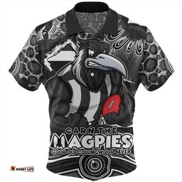 Amazing Aussie Collingwood Blazing Spirit Of Victory Hawaiian Shirt