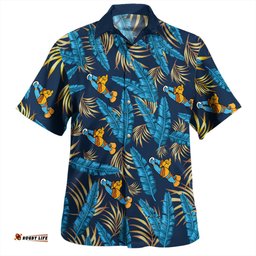 Amazing Aussie Gold Coast Titans Custom Tropical Patterns Gold Coast Titans Hawaiian Shirt