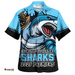 Amazing Aussie Cronulla Sutherland Sharks Unleash Power In The Ultimate Battle Hawaiian Shirt